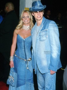 britney and justin double denim